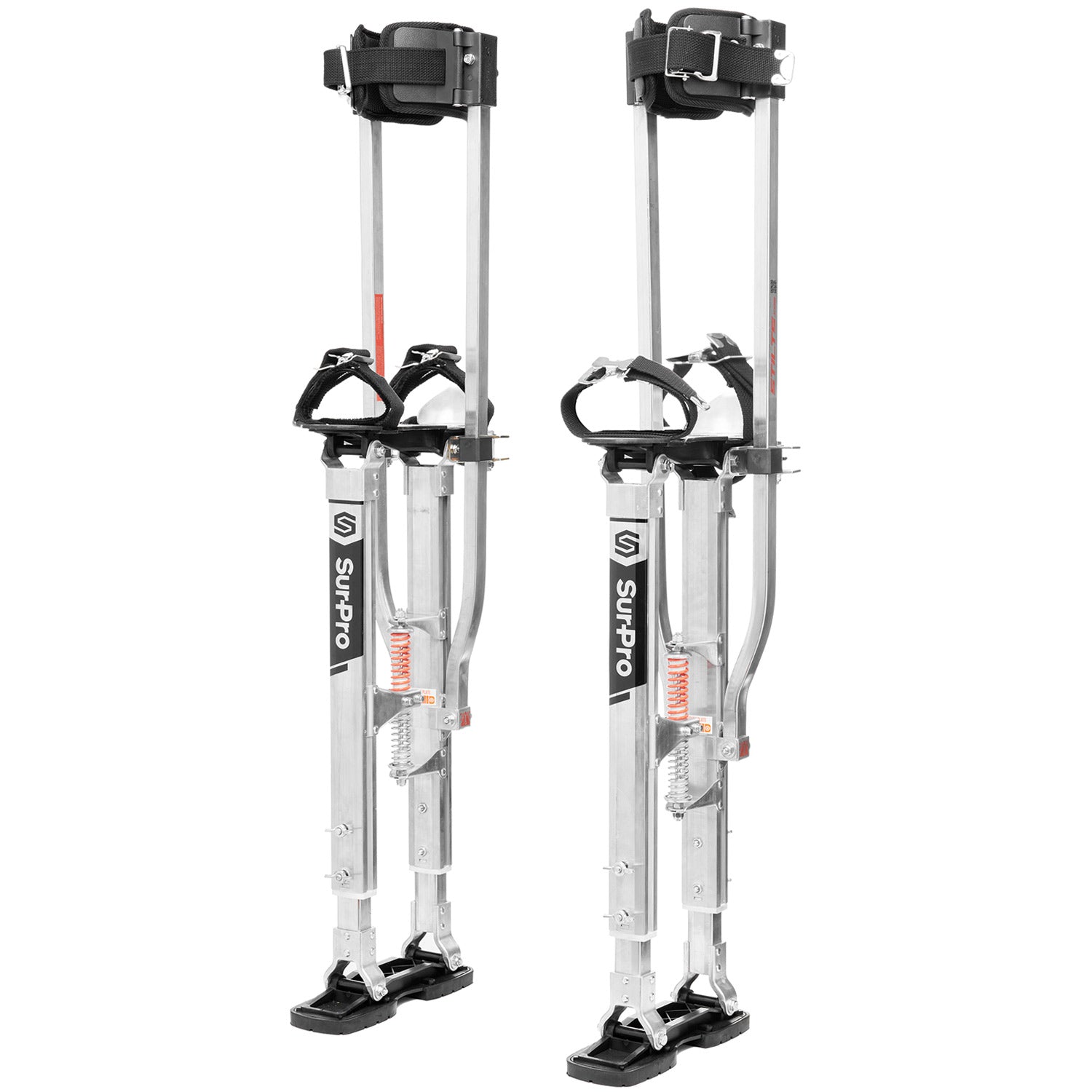 S2 Aluminum Drywall Stilts offer full wrap around leg bands for best comfort and security